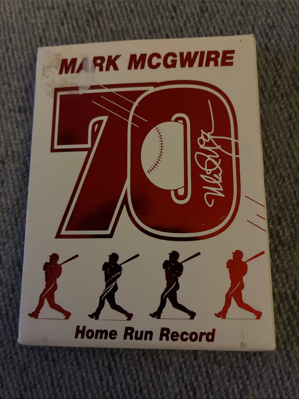 1998 Upper Deck - Home Run Record 22k Gold Mark McGwire Die-Cut 701/17000 - Picture 5 of 7